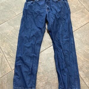 Wrangler Men's 47MWZ Regular Fit Denim Blue Jeans 36x30